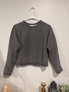 Nike Women's Dark Gray Crewneck Sweatshirt